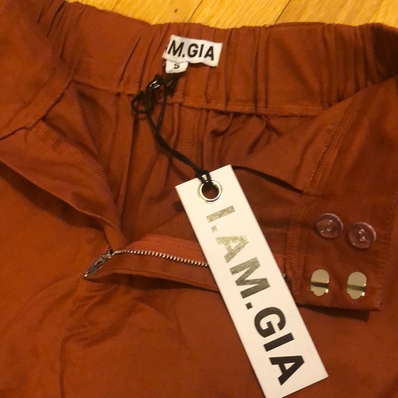 I AM GIA rust colored Cobain Cargo Pants - Picture 2 of 3